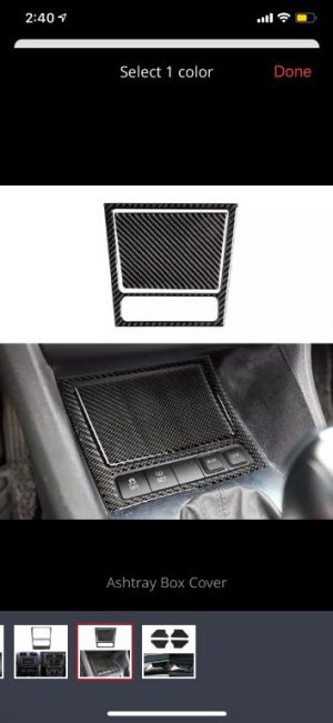 Volkswagen Golf Ashtray Box Cover & Gear Shift Panel