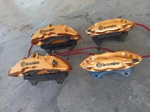 Vellfire / Estima / Alphard Brembo brake set (steel brake hose)